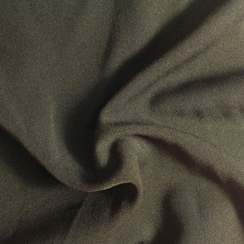 Dark Olive Marl Twill, Poly-Viscose