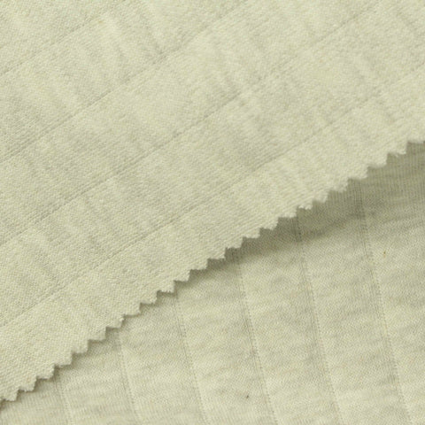 Light Beige Marl Jacquard, Cotton-Poly