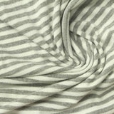 Grey Diagonal-Stripe Jersey Knit, Poly-Viscose — photo 3