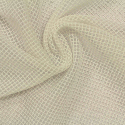 Beige Tone-on-Tone Diamond Mesh, Polyester
