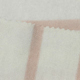 White Horizontal-Stripe Knit, Poly-Viscose — photo 3