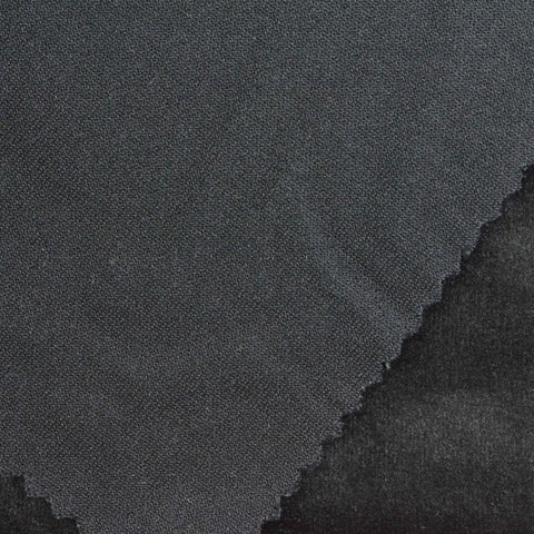 Black Plush Velvet, Polyester