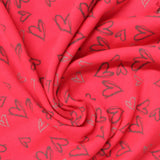 Grey Heart French Terry, Cotton — photo 3