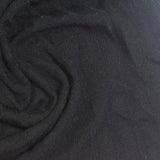 Dark Grey Herringbone Rib Knit, Poly-Viscose — photo 3