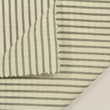 Dark Grey Vertical-Stripe Poplin, Cotton — photo 3
