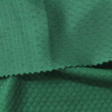 Green Geometric Interlock Knit, Polyester — photo 3