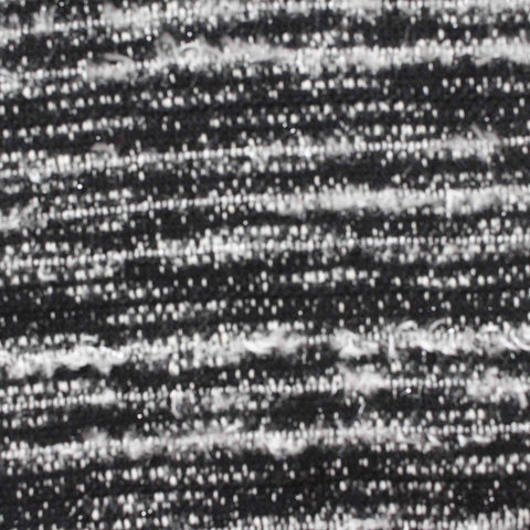 Black Stripes Chunky Knit, Poly-Cotton, 220 gsm