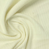 Cotton Stretch Rib Knit Fabric, 238 gsm, 163 cm — Khaki — photo 3