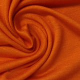 Viscose Stretch Jersey Knit Fabric, 180 gsm, 180 cm — Orange — photo 3