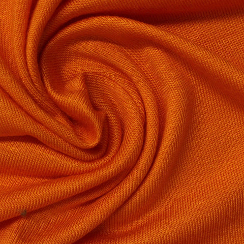 Viscose Stretch Jersey Knit Fabric, 180 gsm, 180 cm — Orange