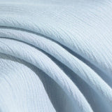 100% Viscose Crepe Fabric, 130 gsm, 128 cm — Blue — photo 3