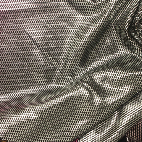 Pink Dots Jersey Knit, Polyester