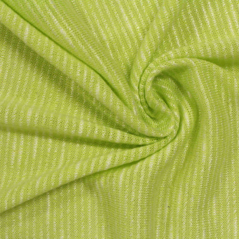 Light Green Marl Chunky Knit, Poly-Viscose, 191 gsm