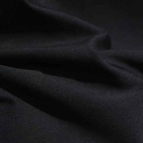 100% Cotton Denim Fabric, 154 cm — Black