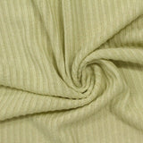 Brushed Viscose Polyester Stretch Rib Knit Fabric, 230 gsm, 123 cm — Khaki — photo 3