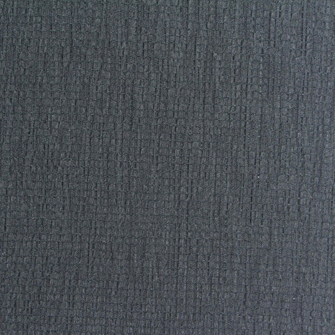 Dark Grey Textured Crepe, Poly-Viscose