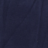 Cotton Polyester Stretch Rib Knit Fabric, 280 gsm, 110 cm — Navy — photo 3