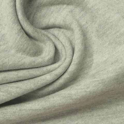 Light Grey Marl French Terry, 200 gsm