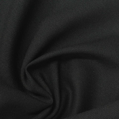 Black Twill, Poly-Viscose
