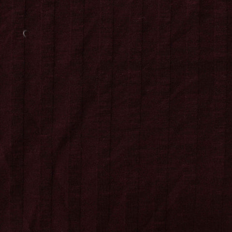 Polyester Stretch Rib Knit Fabric, 180 gsm, 160 cm — Red