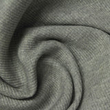 Grey Heathered-Marl Rib Knit, Poly-Cotton — photo 3