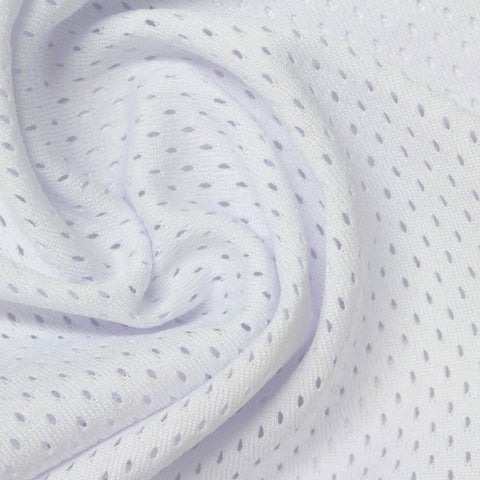100% Polyester Warp Knit Fabric, 250 gsm, 150 cm — White