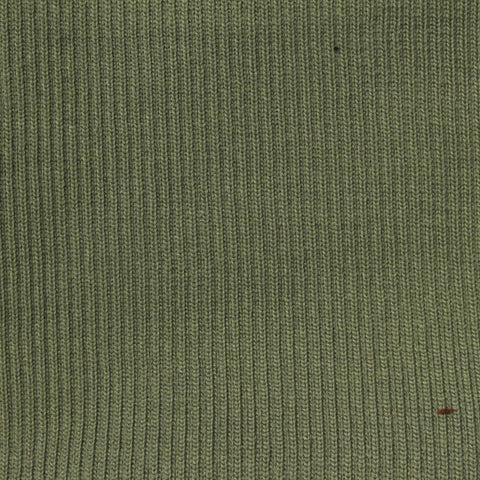 Olive Rib Knit, Polyester