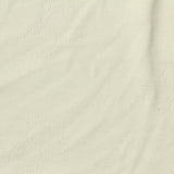 Cream Heart Pointelle Knit, Poly-Viscose — photo 3