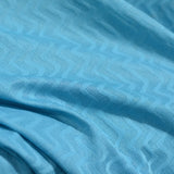 Blue Zigzag Jacquard, Polyester — photo 3