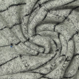 Dark Grey Check Chunky Knit, Viscose-Poly — photo 3