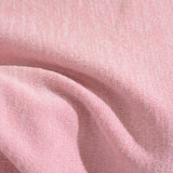 Light Pink Marl Chunky Knit, Polyester — photo 3