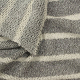 White Marl Chunky Knit, Poly-Viscose — photo 3