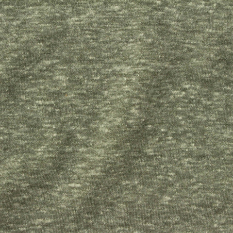 Green Marl Jersey Knit, Poly-Cotton, 143 gsm