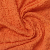 Orange Textured Crepe, Polyester — photo 3