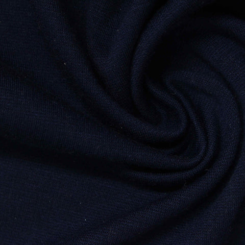 Dark Navy Ponte Knit, Poly-Viscose