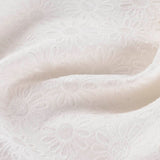 White Daisy Jacquard, Poly-Cotton — photo 3