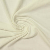 Polyester Viscose Stretch Jersey Knit Fabric, 149 gsm, 160 cm — White — photo 3