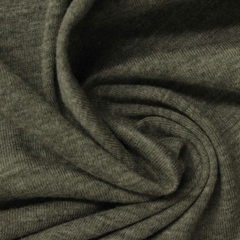 Cotton Polyester Jersey Knit Fabric, 140 gsm, 185 cm — Green