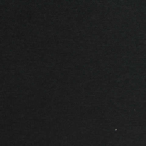 Polyester Cotton Knit Fabric, 350 gsm, 185 cm — Black