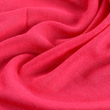 Polyester Viscose Jersey Knit Fabric, 128 gsm — Red — photo 3