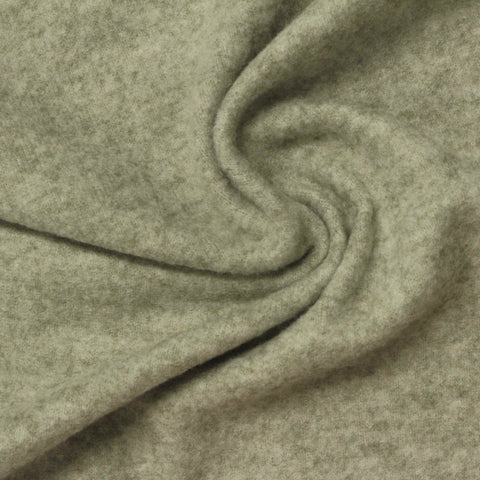Muted Green Marl Chunky Knit, Polyester