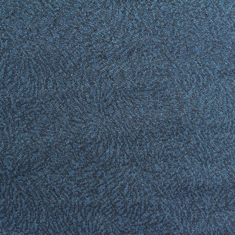 Blue Geometric Jersey Knit, Poly-Spandex