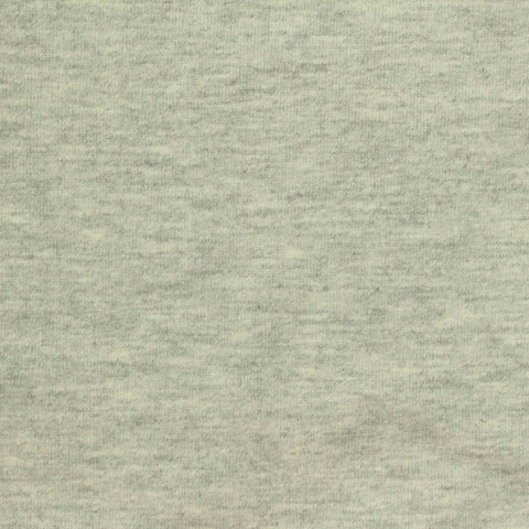Light Grey Marl French Terry, Cotton-Poly, 265 gsm