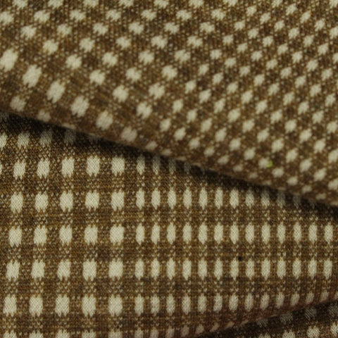 Cream Geometric Ponte Knit, Poly-Viscose