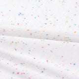 White Marl Jersey Knit, Polyester — photo 3