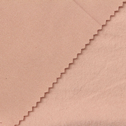 Brushed 100% Polyester Scuba Knit Fabric, 220 gsm, 170 cm — Pink