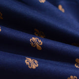 Jacquard Polyester Viscose Stretch Knit Fabric, 150 cm — Navy — photo 3