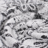 Black Floral Jacquard, Polyester — photo 3