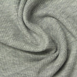 Heathered Grey Marl Rib Knit, Polyester — photo 3