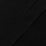Jacquard Viscose Polyester Stretch Knit Fabric, 330 gsm, 175 cm — Black — photo 3